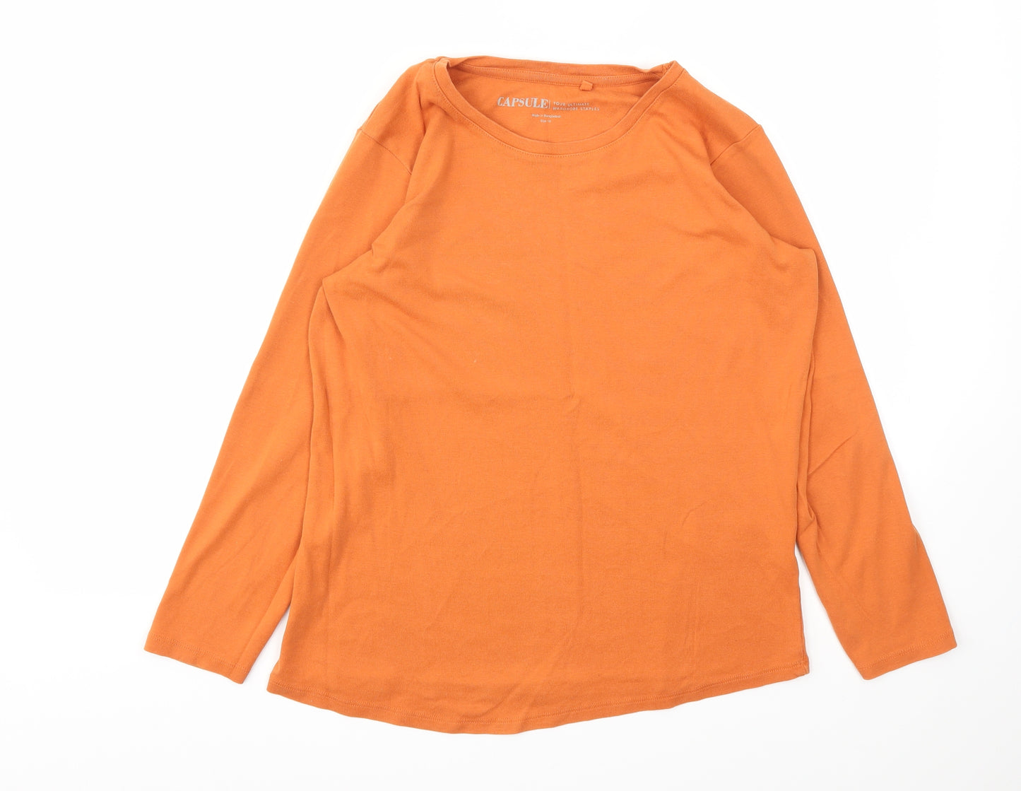 capsule  Womens Orange   Basic T-Shirt Size 16