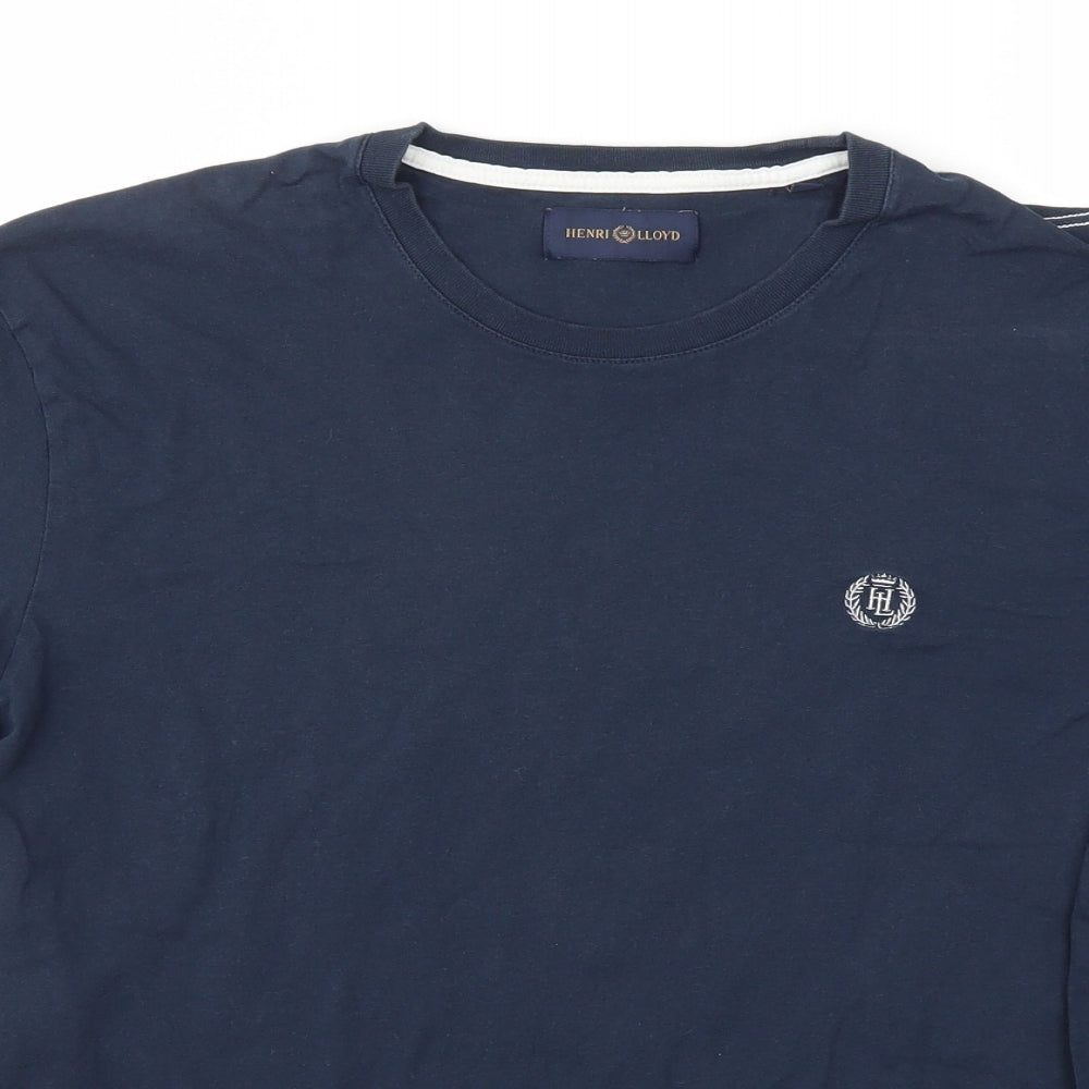 Henry Lloyd Mens Blue    T-Shirt Size L