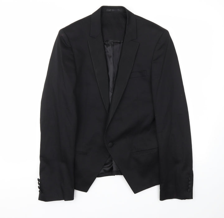Topshop Womens Black Jacket Blazer Size 38
