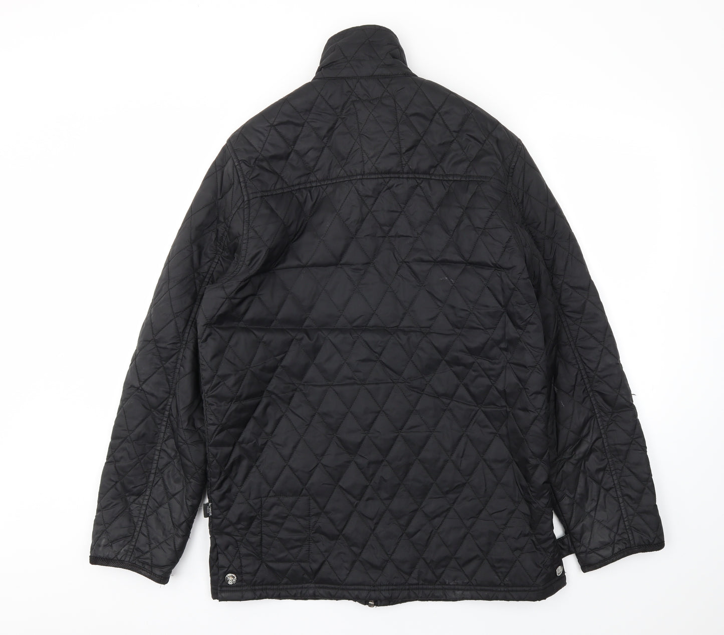 Le Breve Mens Black   Jacket Coat Size L
