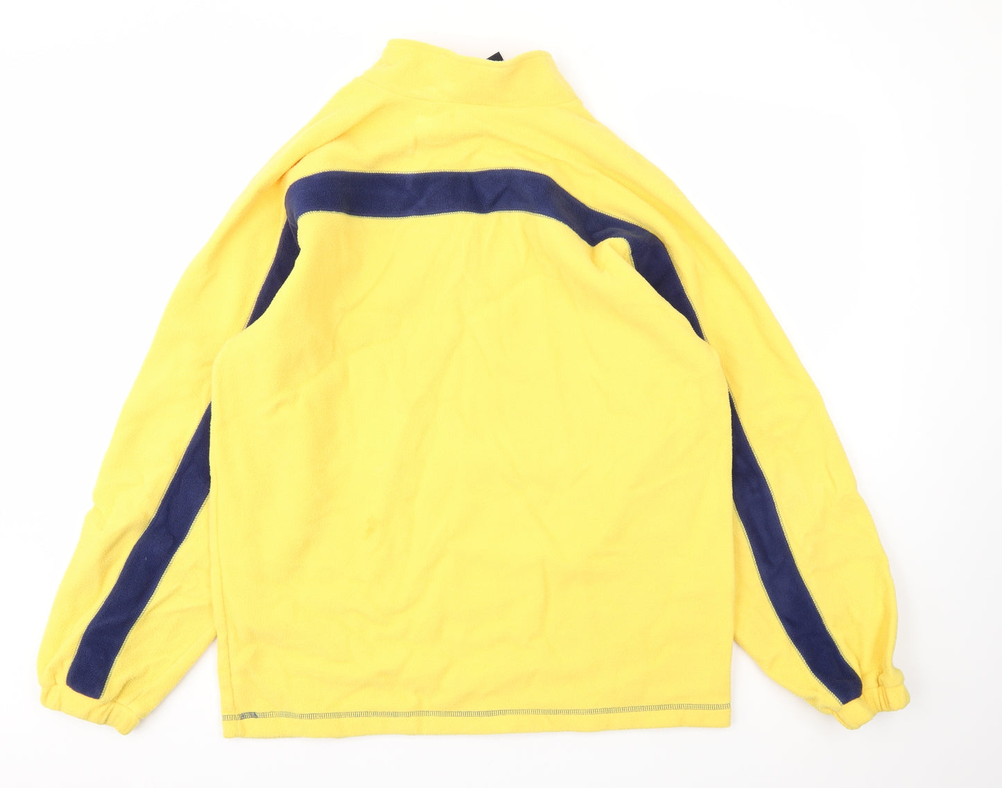 COBO Mens Yellow   Henley Sweatshirt Size L