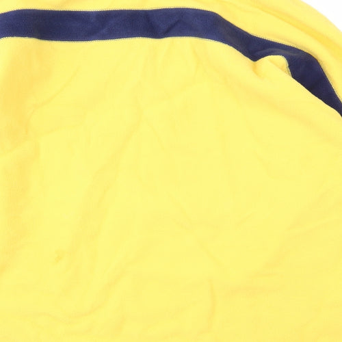 COBO Mens Yellow   Henley Sweatshirt Size L