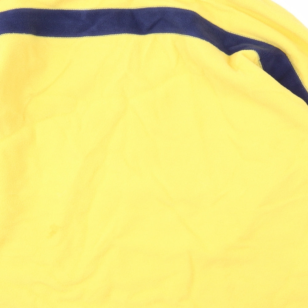 COBO Mens Yellow   Henley Sweatshirt Size L
