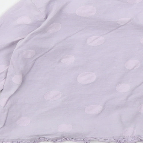 George Girls Purple   Basic T-Shirt Size 12-18 Months