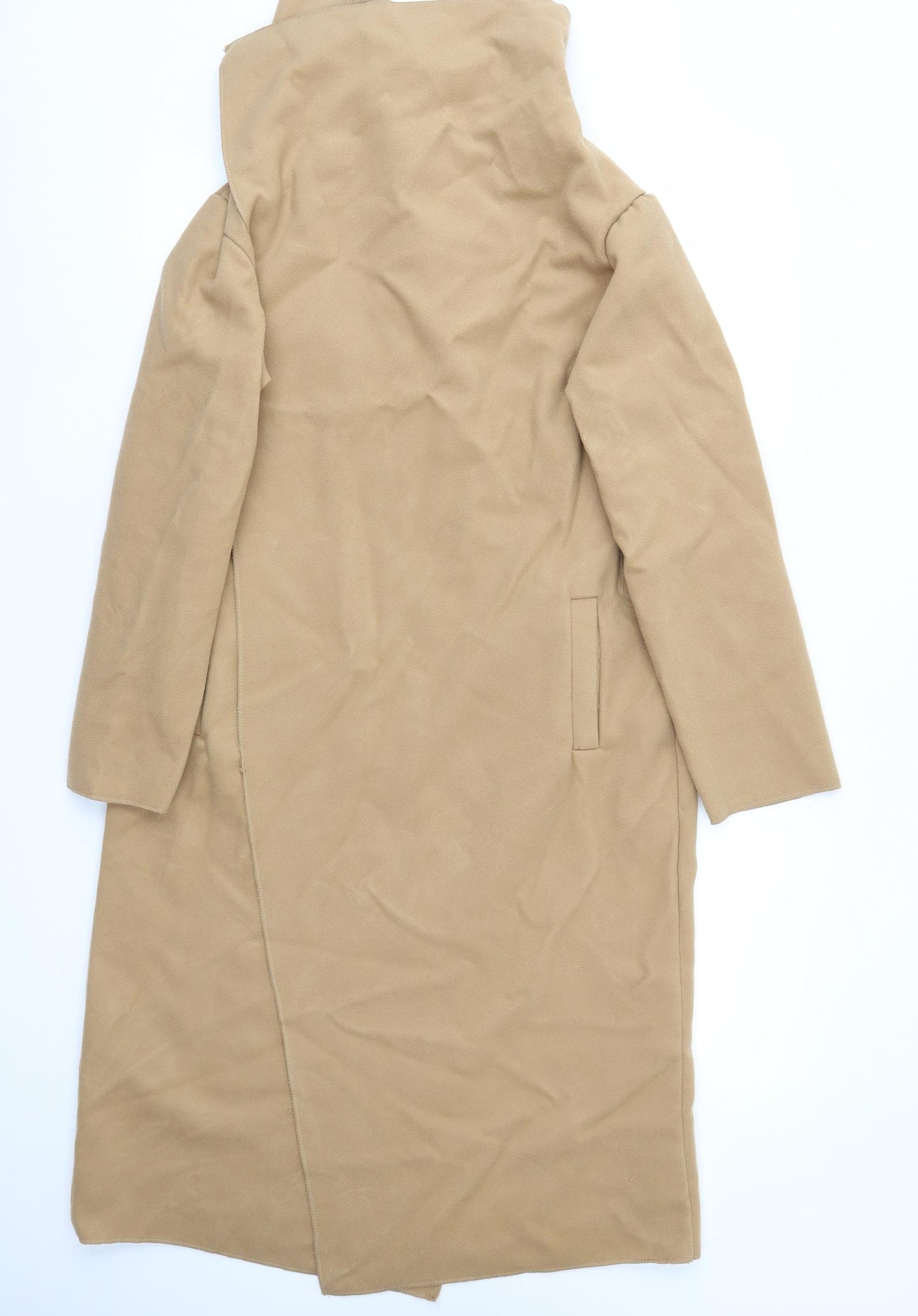 Preworn Womens Beige   Overcoat Coat Size M