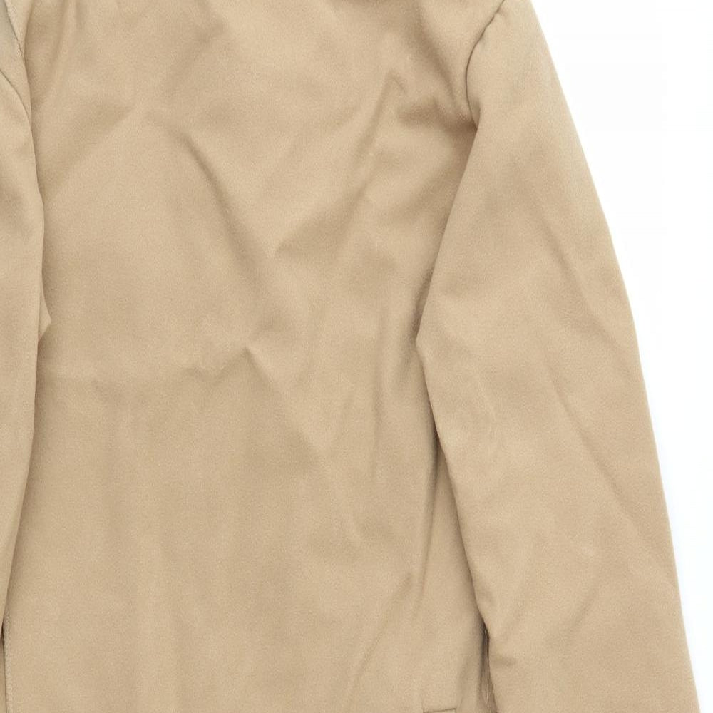 Preworn Womens Beige   Overcoat Coat Size M