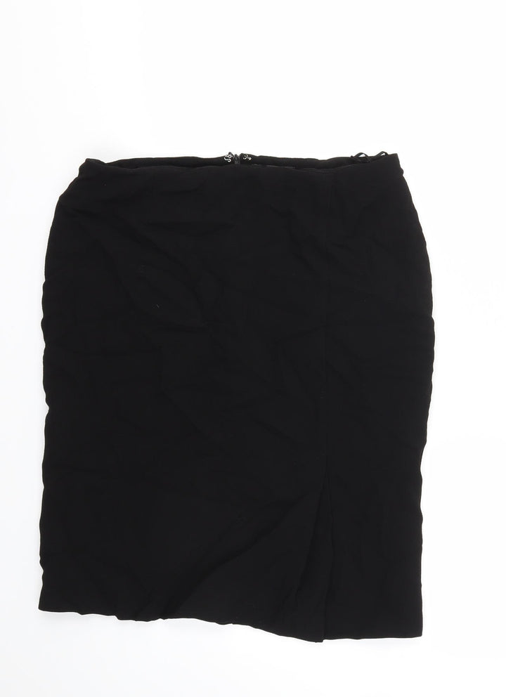 SF Womens Black   A-Line Skirt Size 14