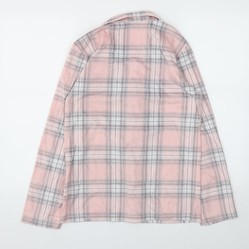 Preworn Womens Pink Check  Top Pyjama Top Size 8