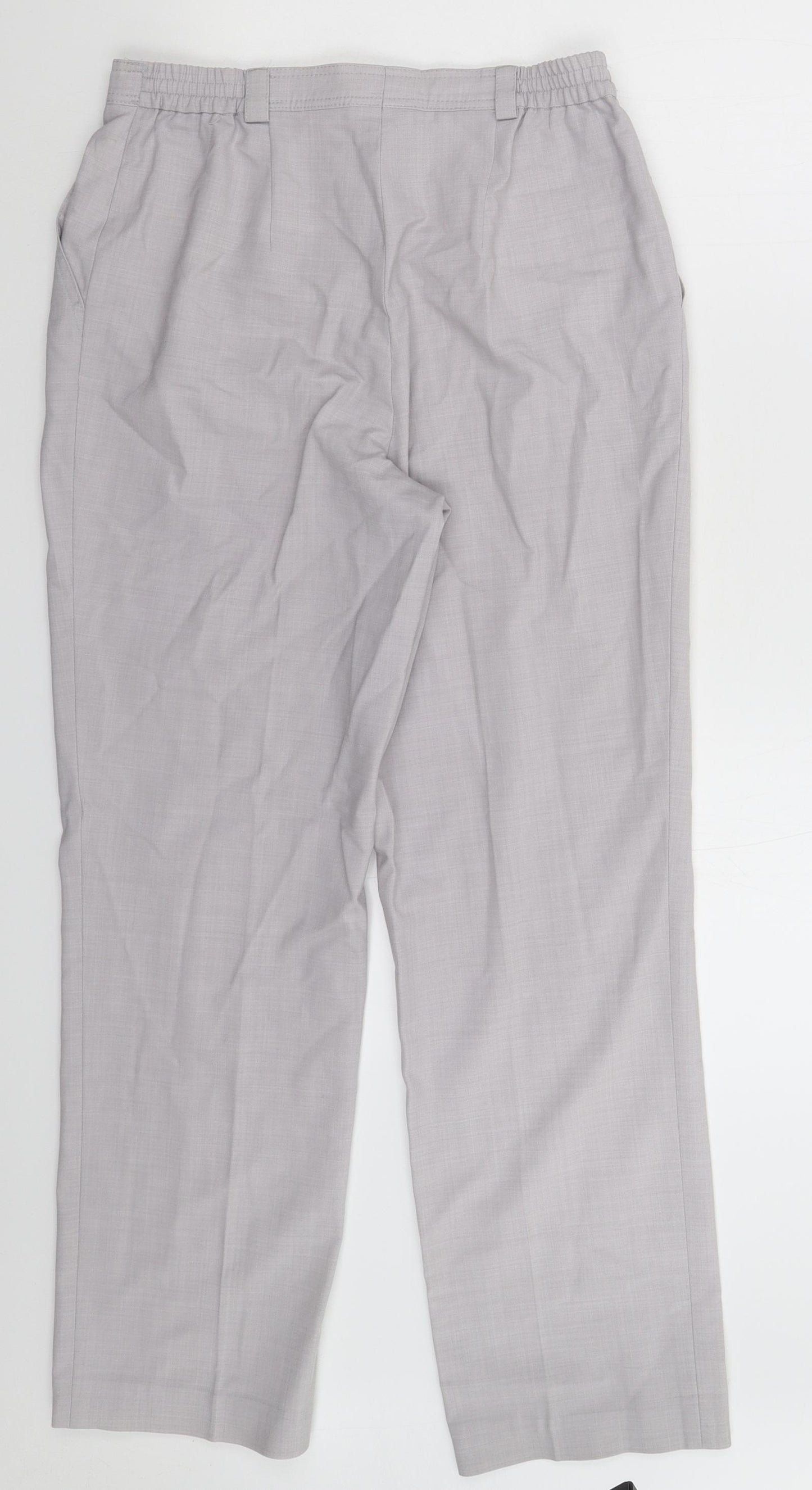 Gelco Womens Grey   Trousers  Size 12 L30 in