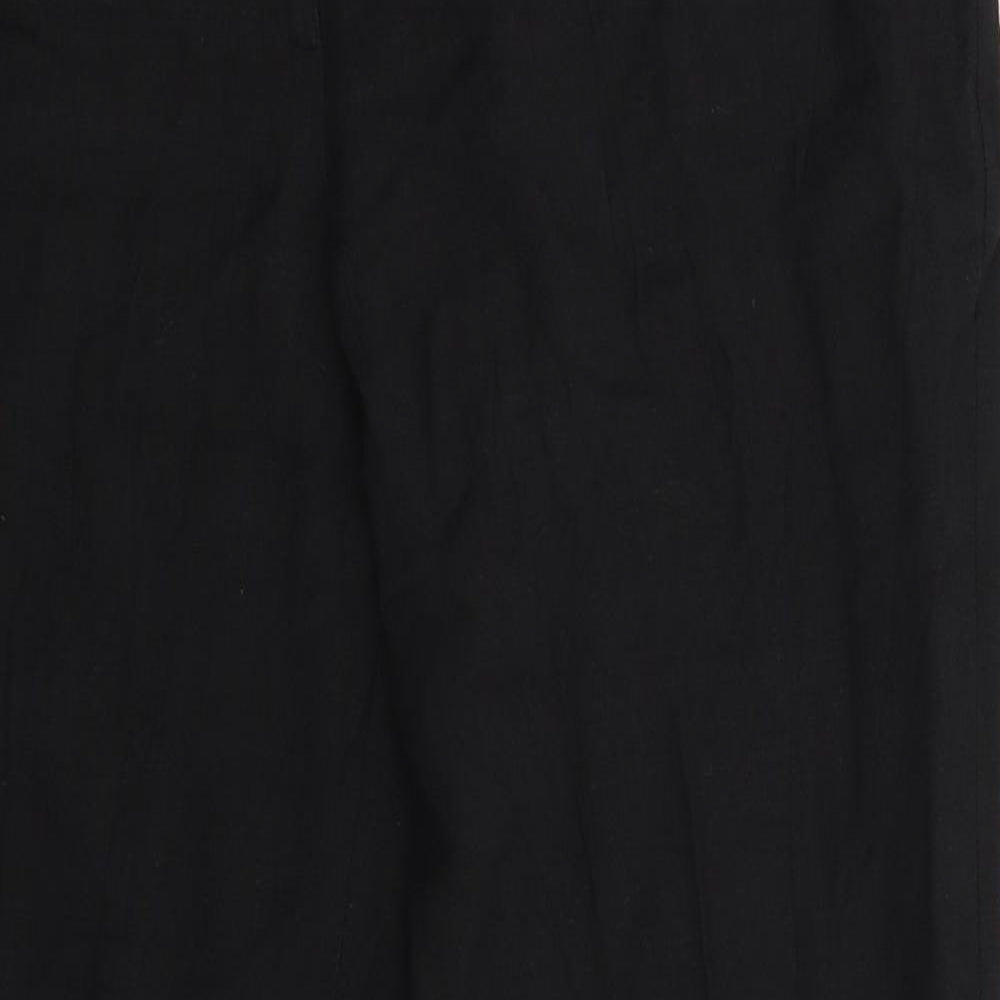 Preworn Womens Black   Trousers  Size 32 in L31 in
