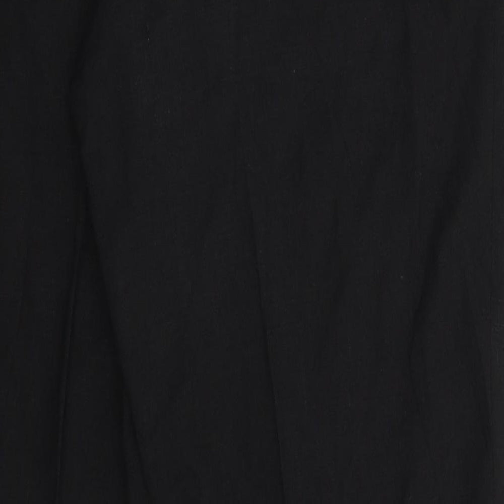 Preworn Womens Black   Trousers  Size 32 in L31 in