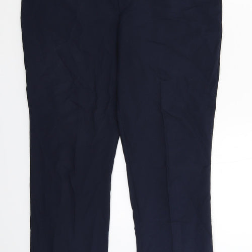 George Womens Blue   Dress Pants Trousers Size 32 in L26 in