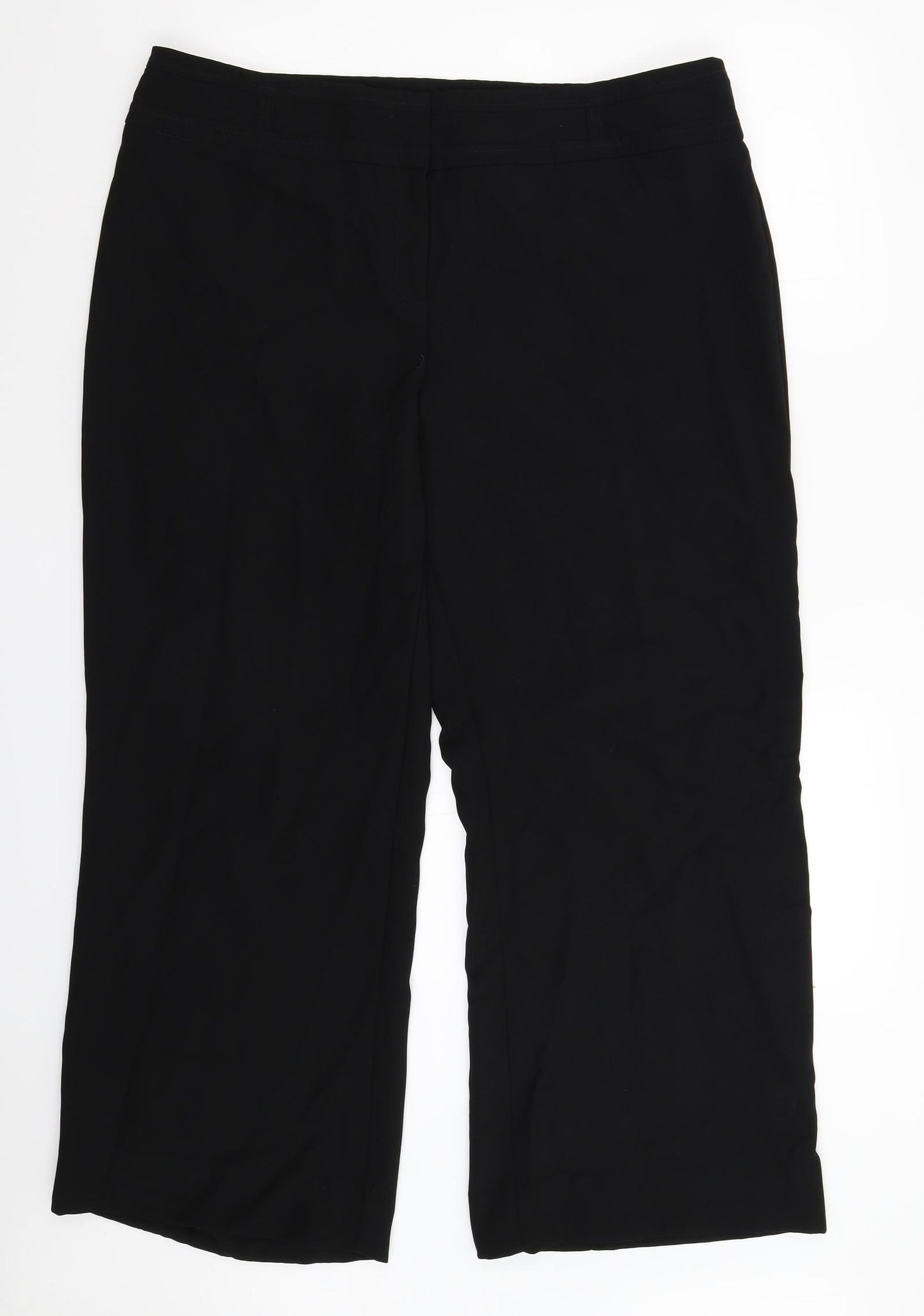 Debenhams Womens Black   Trousers  Size 18 L29 in