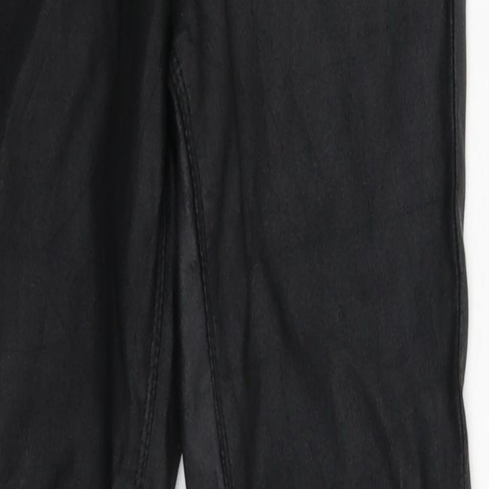 Denim & Co. Womens Black   Jegging Leggings Size 6 L27 in