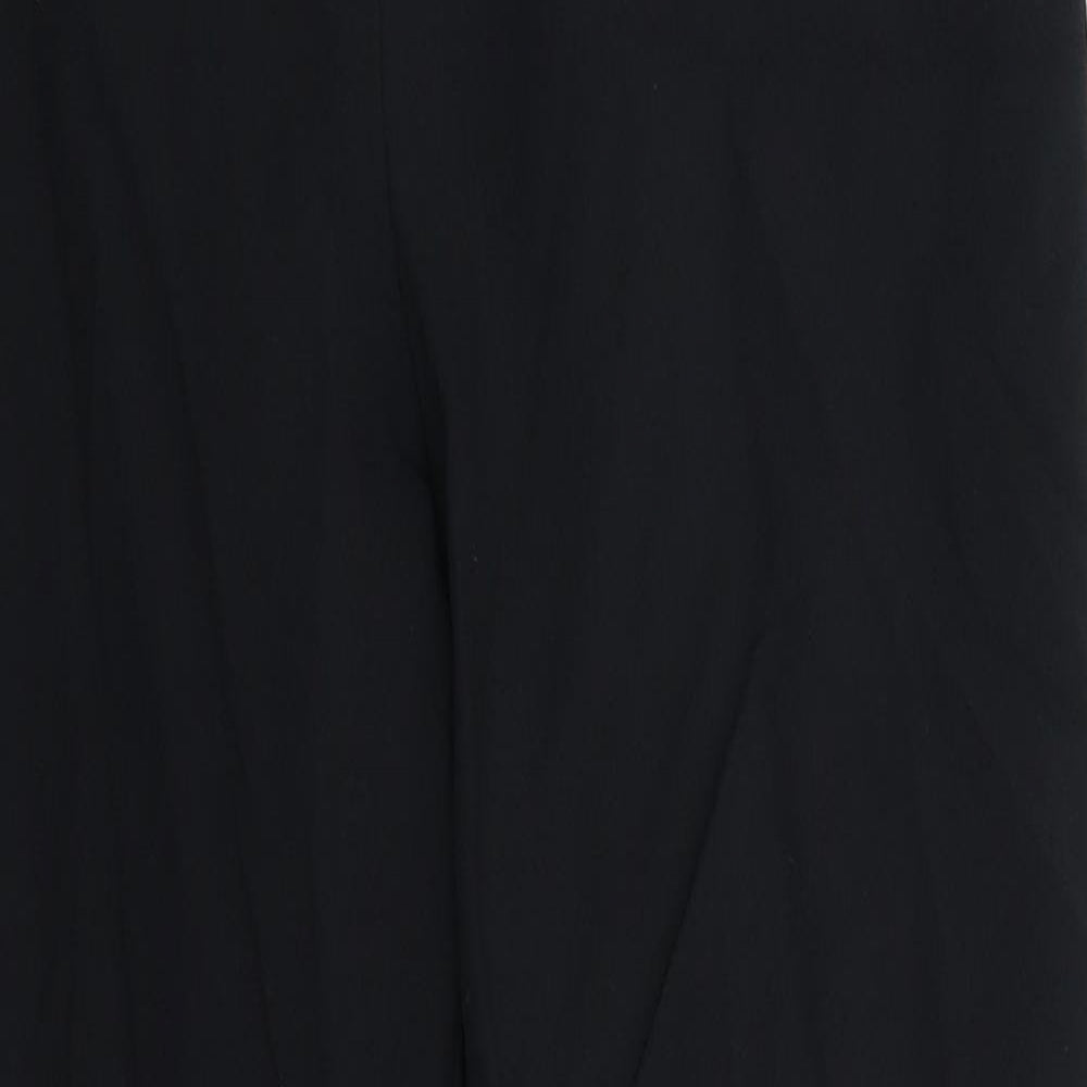 BHS Womens Black   Trousers  Size 8 L25 in