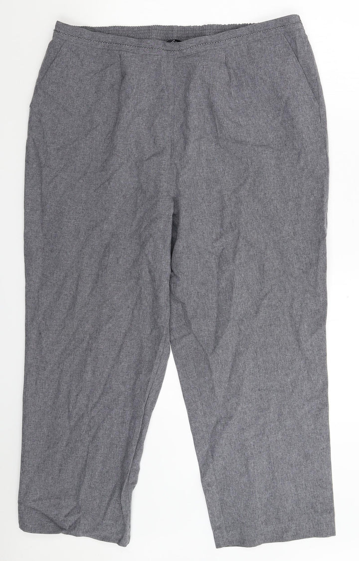 BM Womens Grey   Trousers  Size 20 L27 in