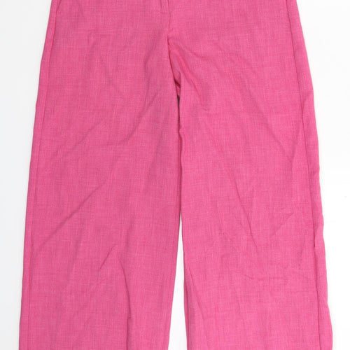 Marks and Spencer Womens Pink   Trousers  Size 8 L30 in