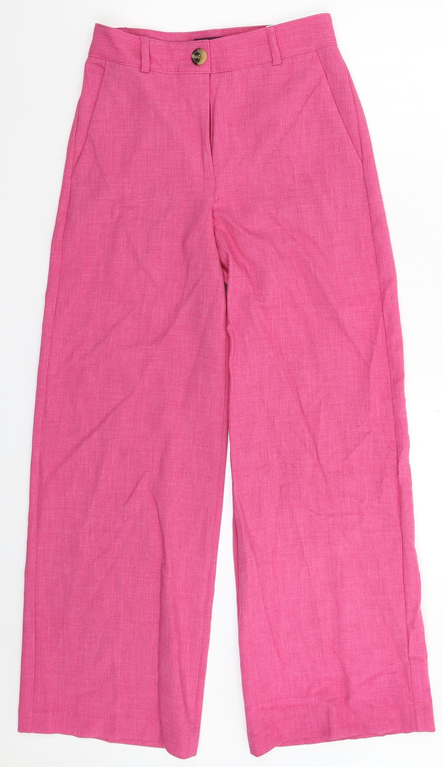 Marks and Spencer Womens Pink   Trousers  Size 8 L30 in