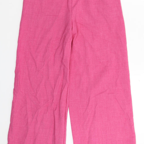 Marks and Spencer Womens Pink   Trousers  Size 8 L30 in