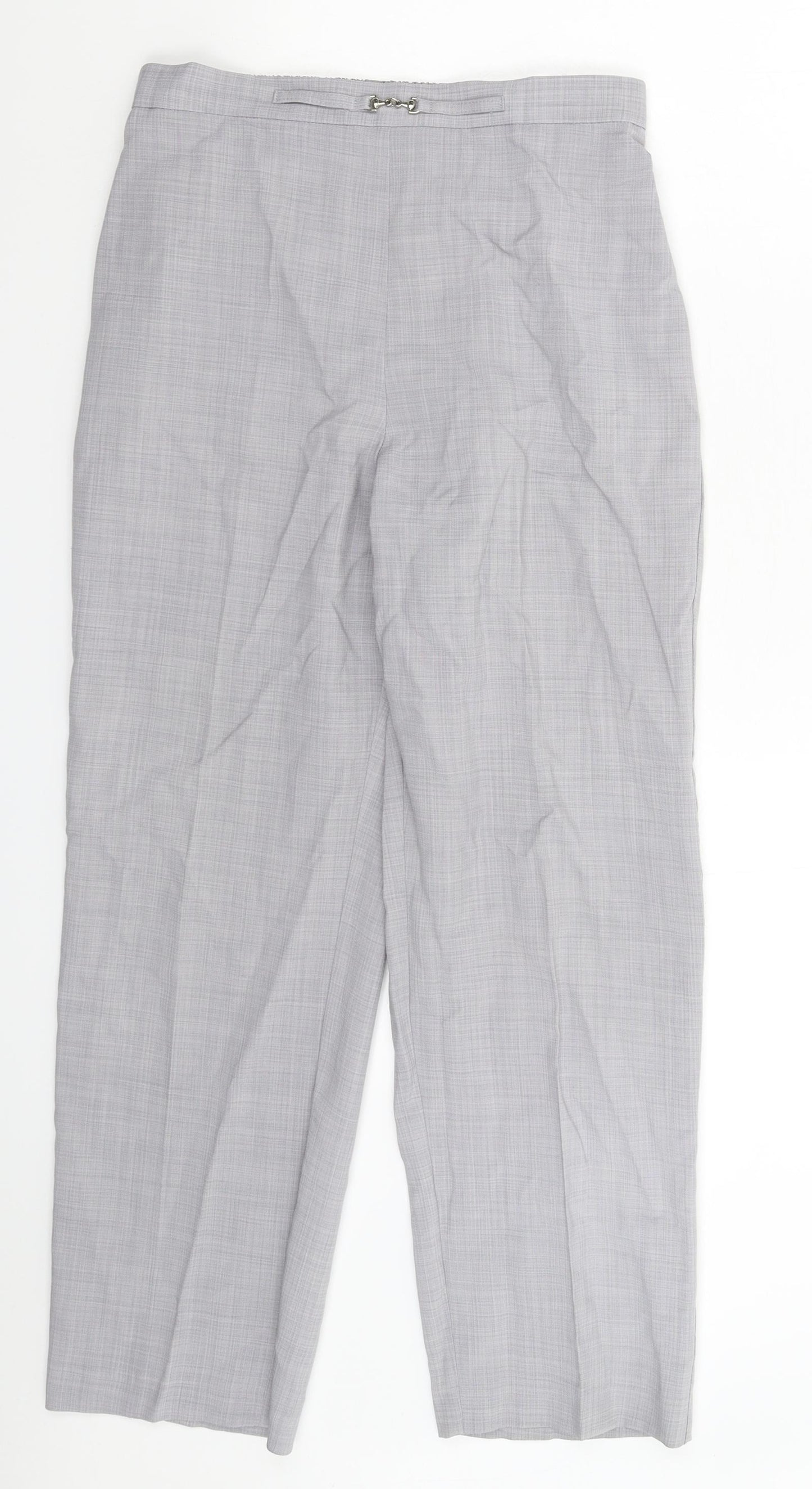 BHS Womens Grey   Dress Pants Trousers Size 10 L27 in