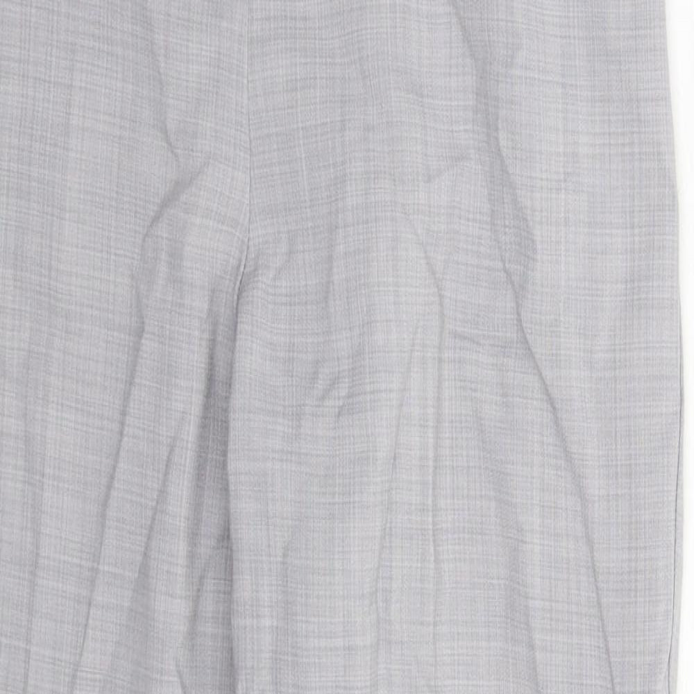 BHS Womens Grey   Dress Pants Trousers Size 10 L27 in