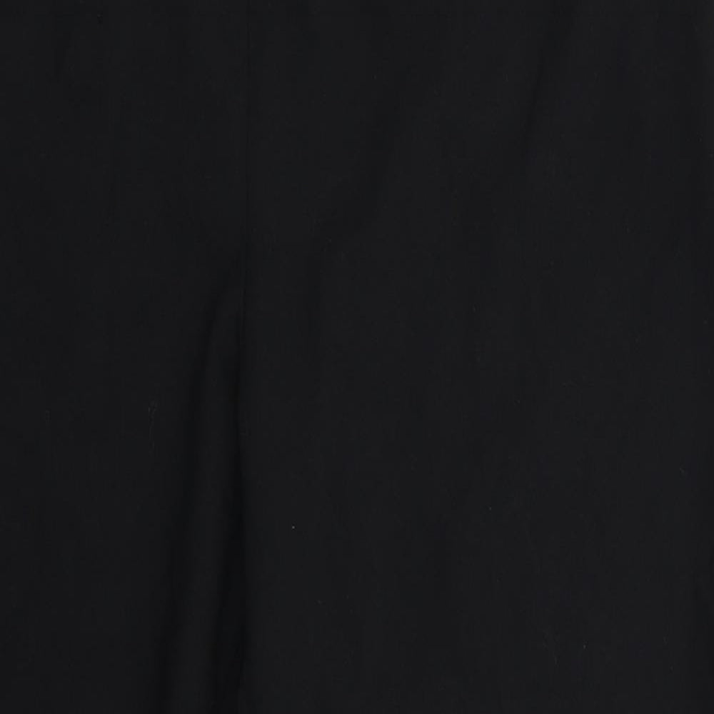 Marks and Spencer Womens Black   Cropped Trousers Size 18 L23 in