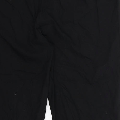 Marks and Spencer Womens Black   Cropped Trousers Size 18 L23 in