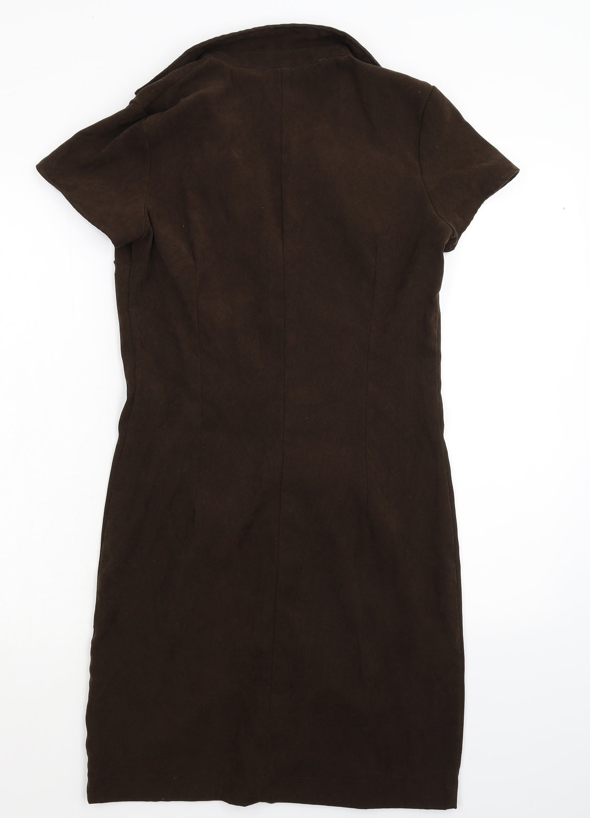 Festa Womens Brown   Shirt Dress  Size 10