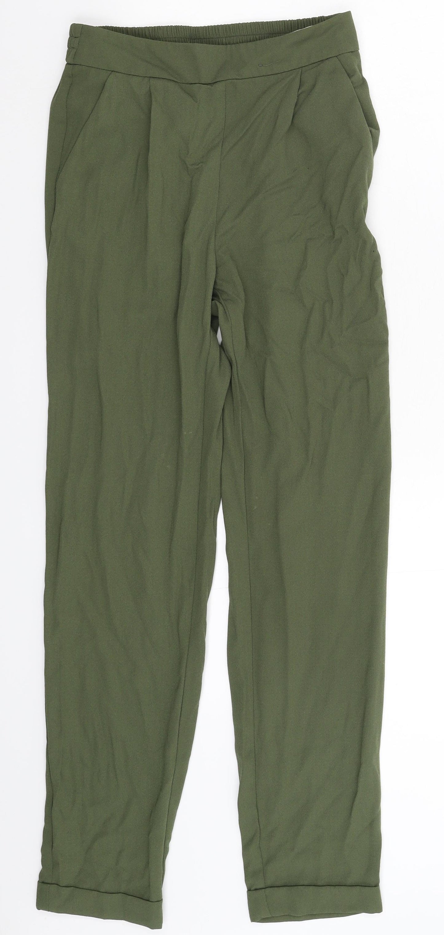 Primark Womens Green   Trousers  Size 6 L28 in
