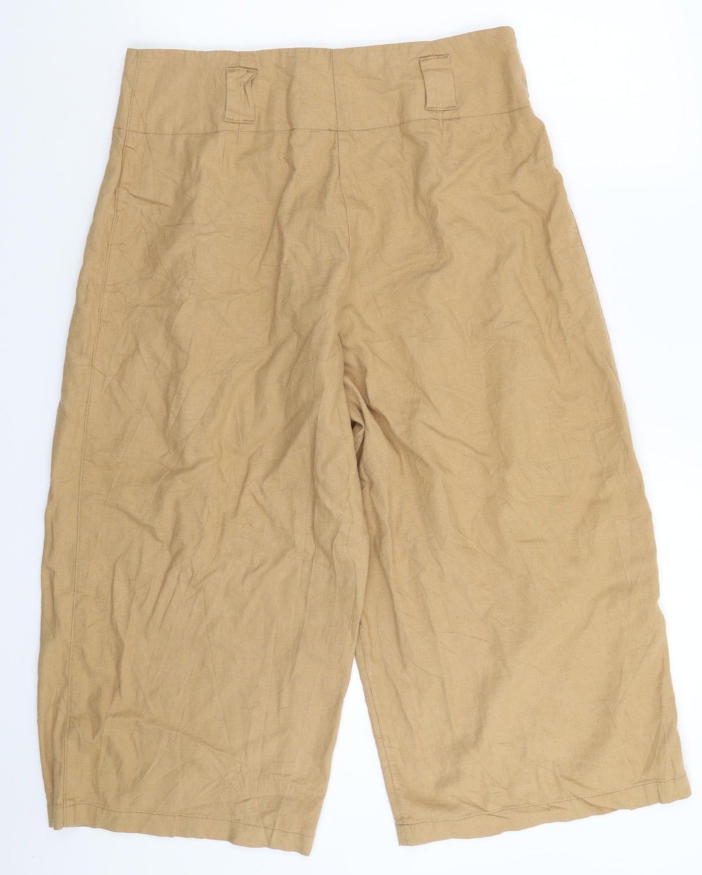 George Womens Beige   Cropped Trousers Size 12 L23 in
