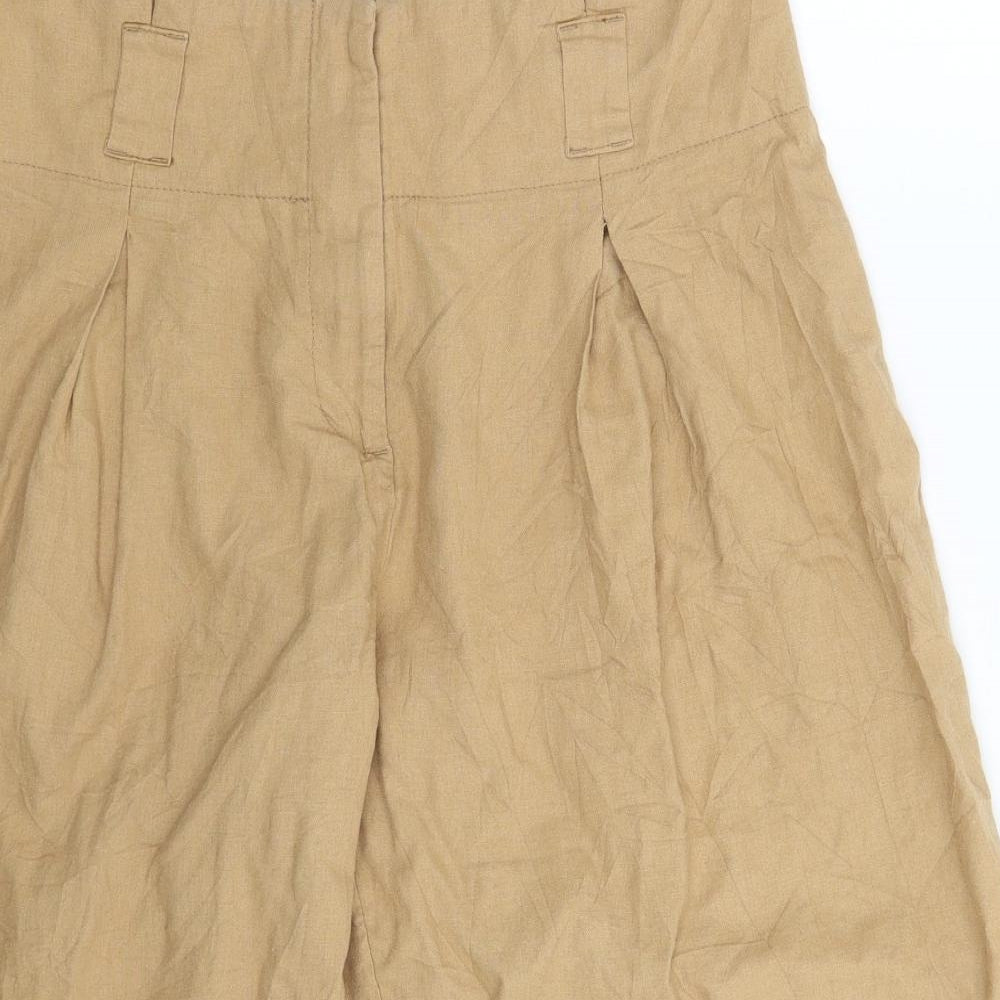 George Womens Beige   Cropped Trousers Size 12 L23 in