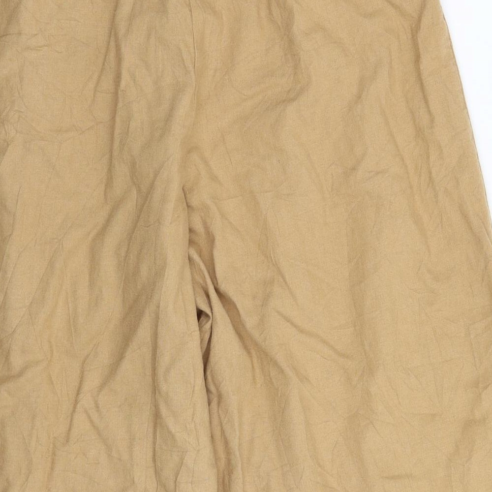 George Womens Beige   Cropped Trousers Size 12 L23 in