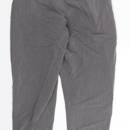 Topshop Womens Grey   Trousers  Size 8 L26 in