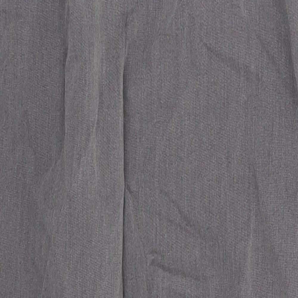 Topshop Womens Grey   Trousers  Size 8 L26 in