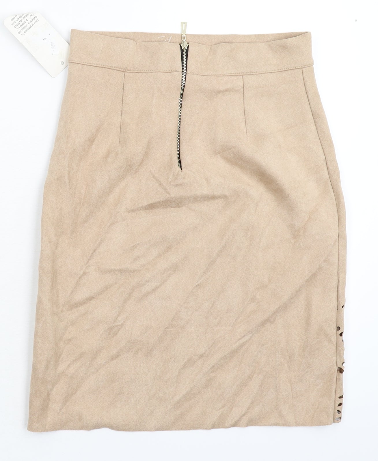 Top Top Womens Beige   Straight & Pencil Skirt Size M