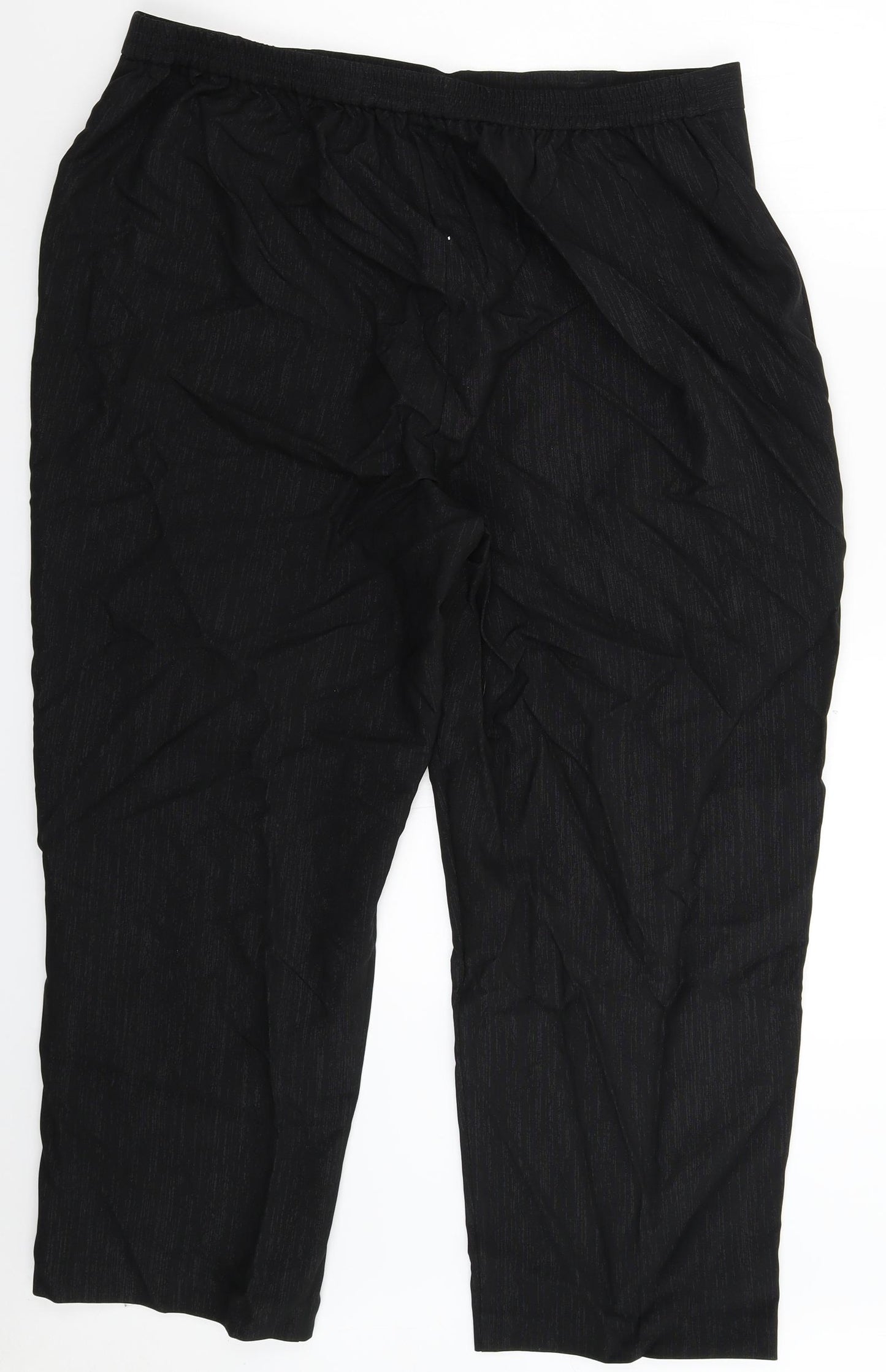 BM Womens Black   Trousers  Size 22 L27 in
