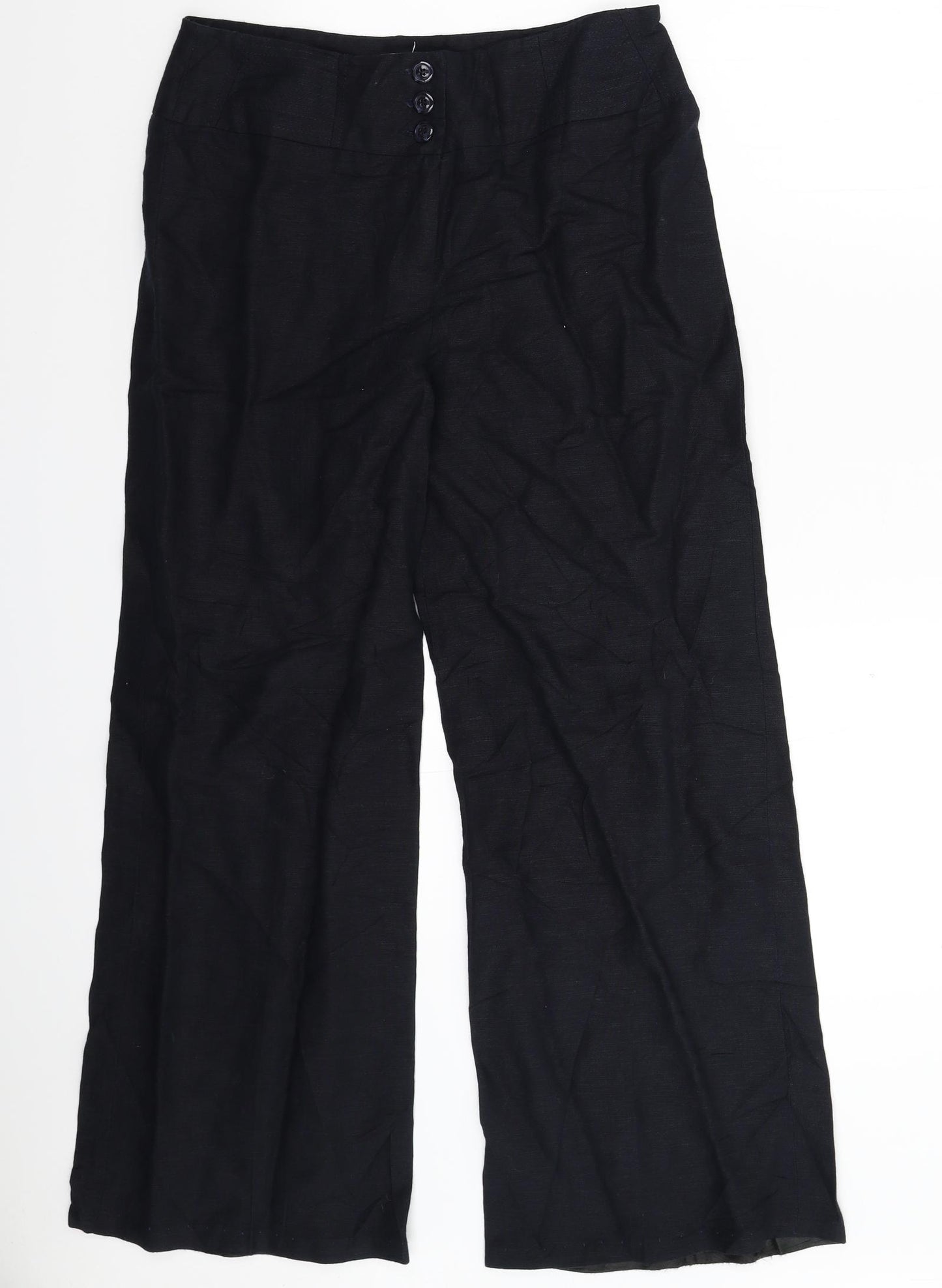 Wallis Womens Blue   Trousers  Size 14 L28 in