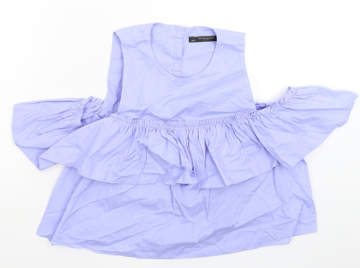 Zara Womens Blue   Basic Button-Up Size S