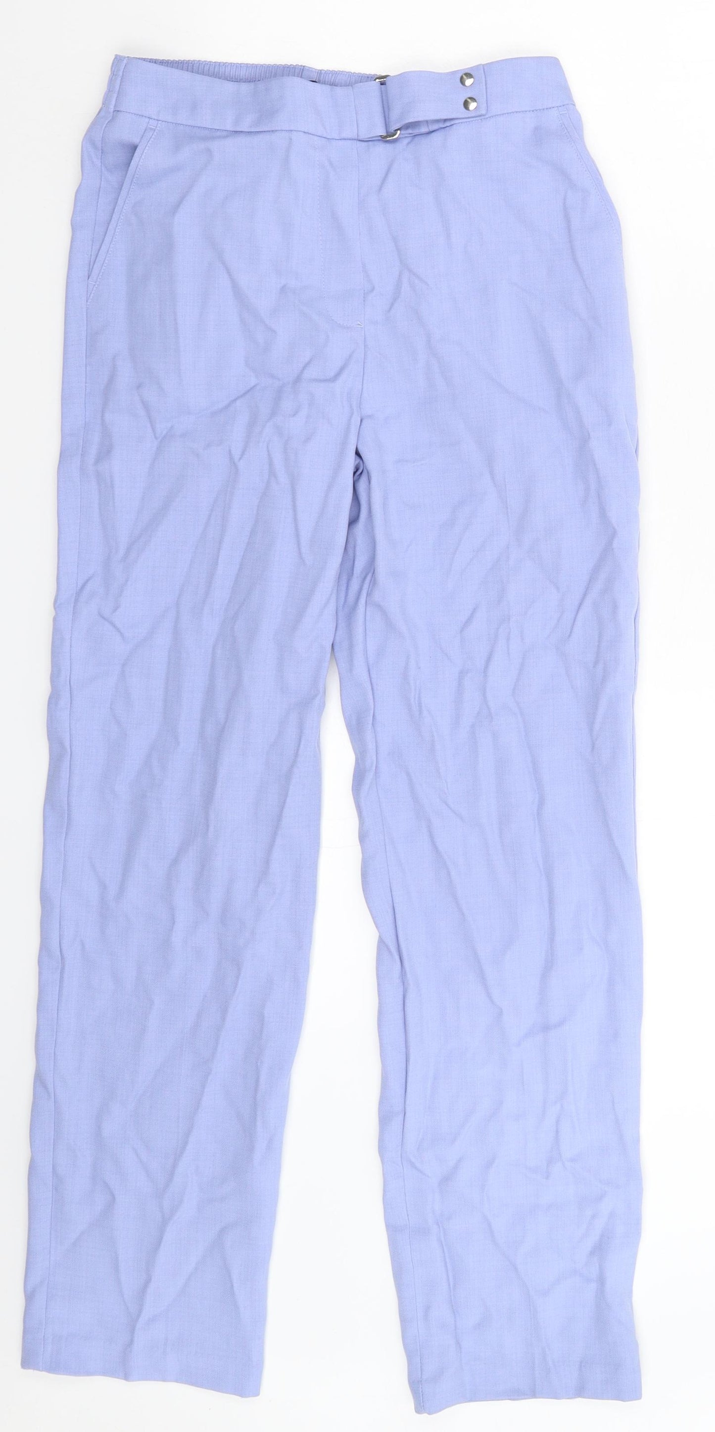 Marks and Spencer Womens Blue   Trousers  Size 8 L29 in