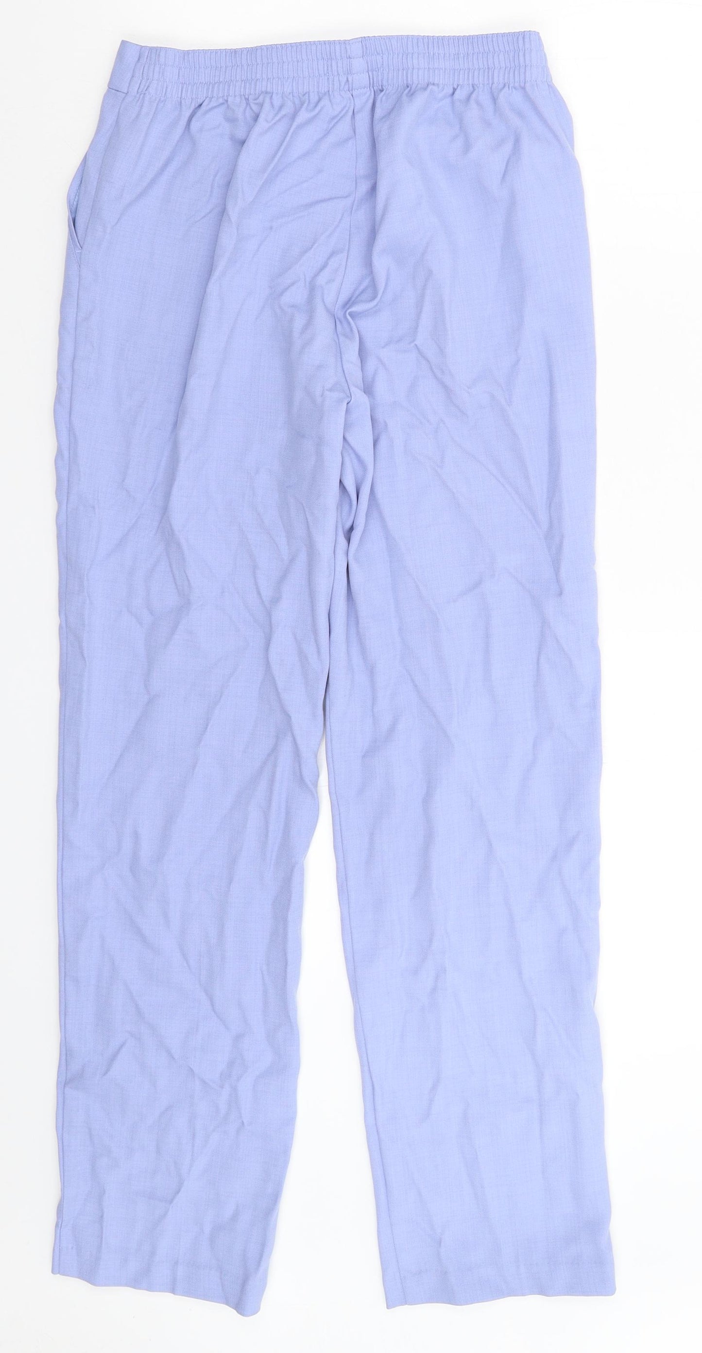 Marks and Spencer Womens Blue   Trousers  Size 8 L29 in