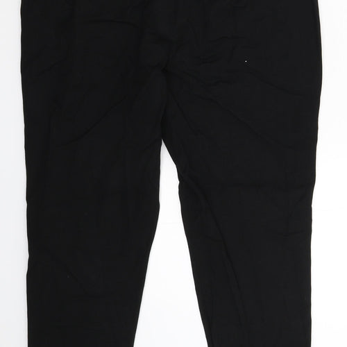 Marks and Spencer Womens Black   Trousers  Size 16 L25 in
