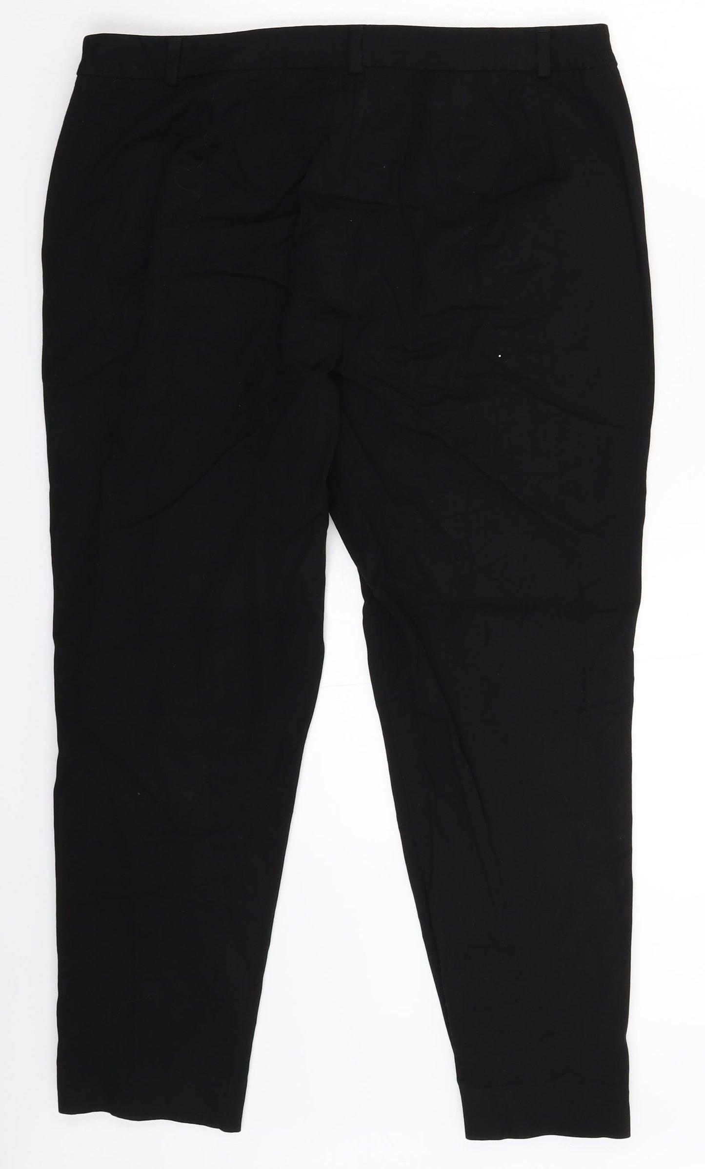 Marks and Spencer Womens Black   Trousers  Size 16 L25 in