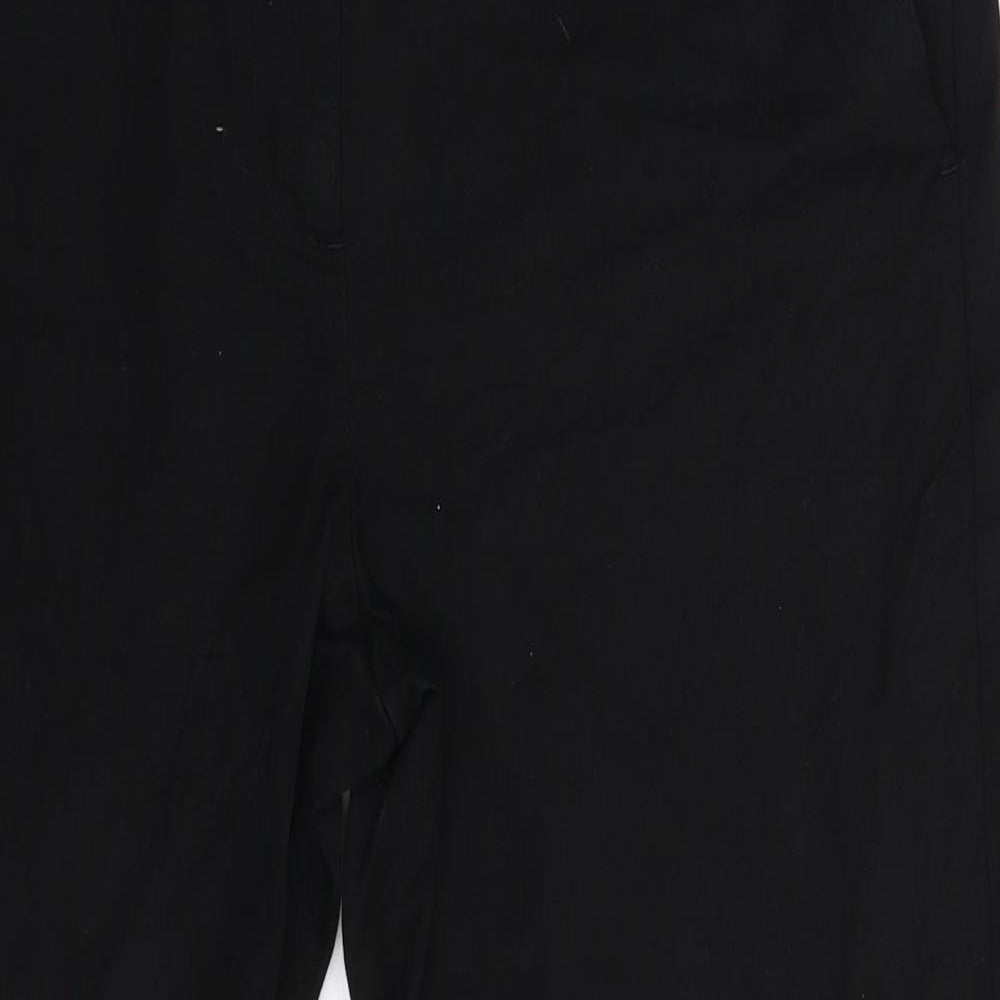 Marks and Spencer Womens Black   Trousers  Size 16 L25 in
