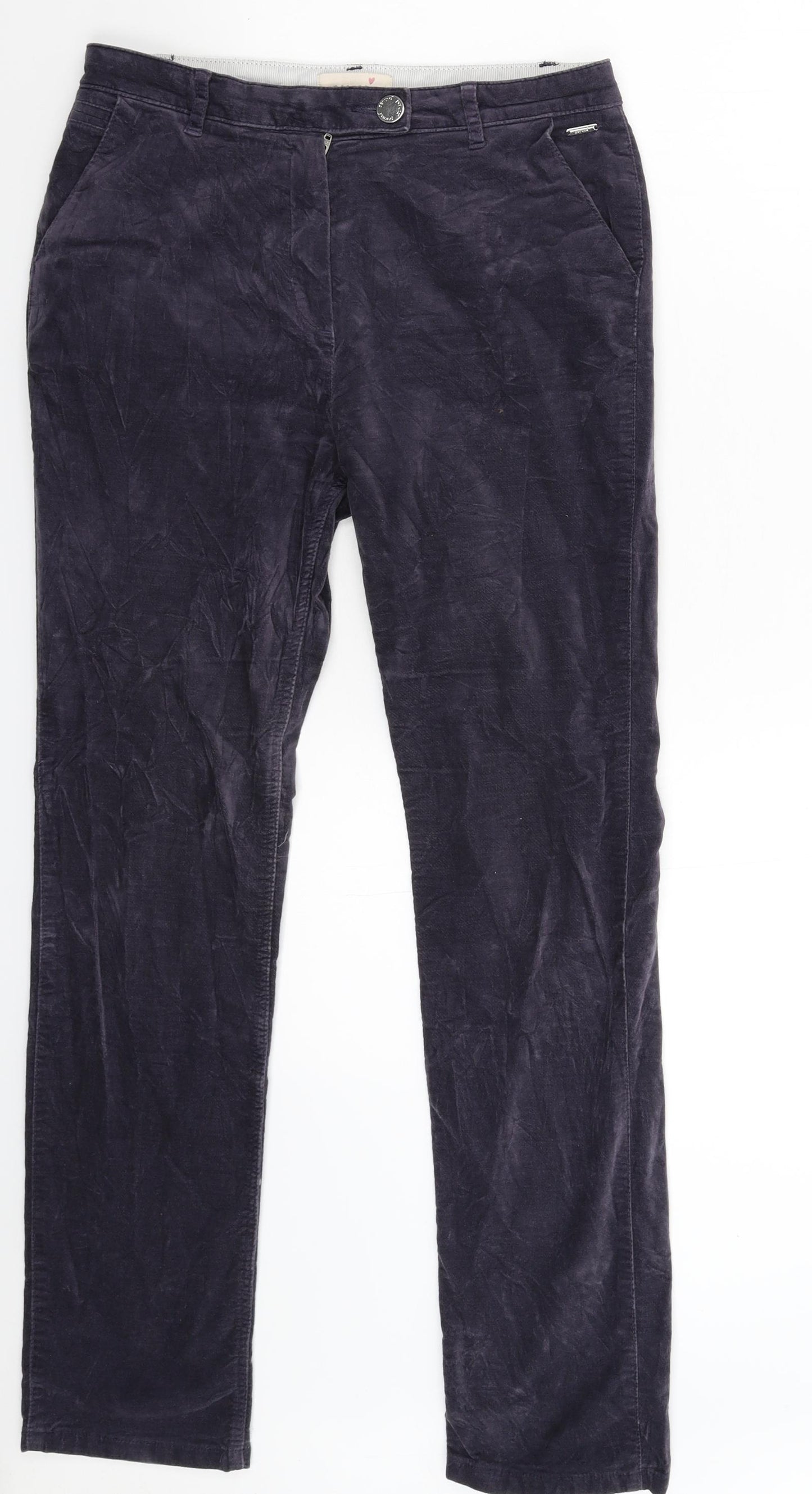 Per Una Womens Grey   Trousers  Size 12 L30 in