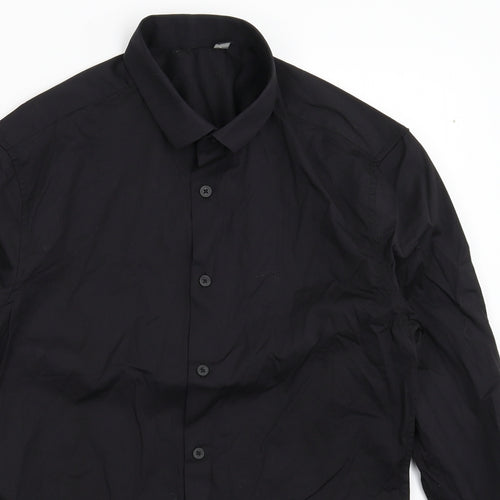 ASOS Mens Black    Dress Shirt Size S