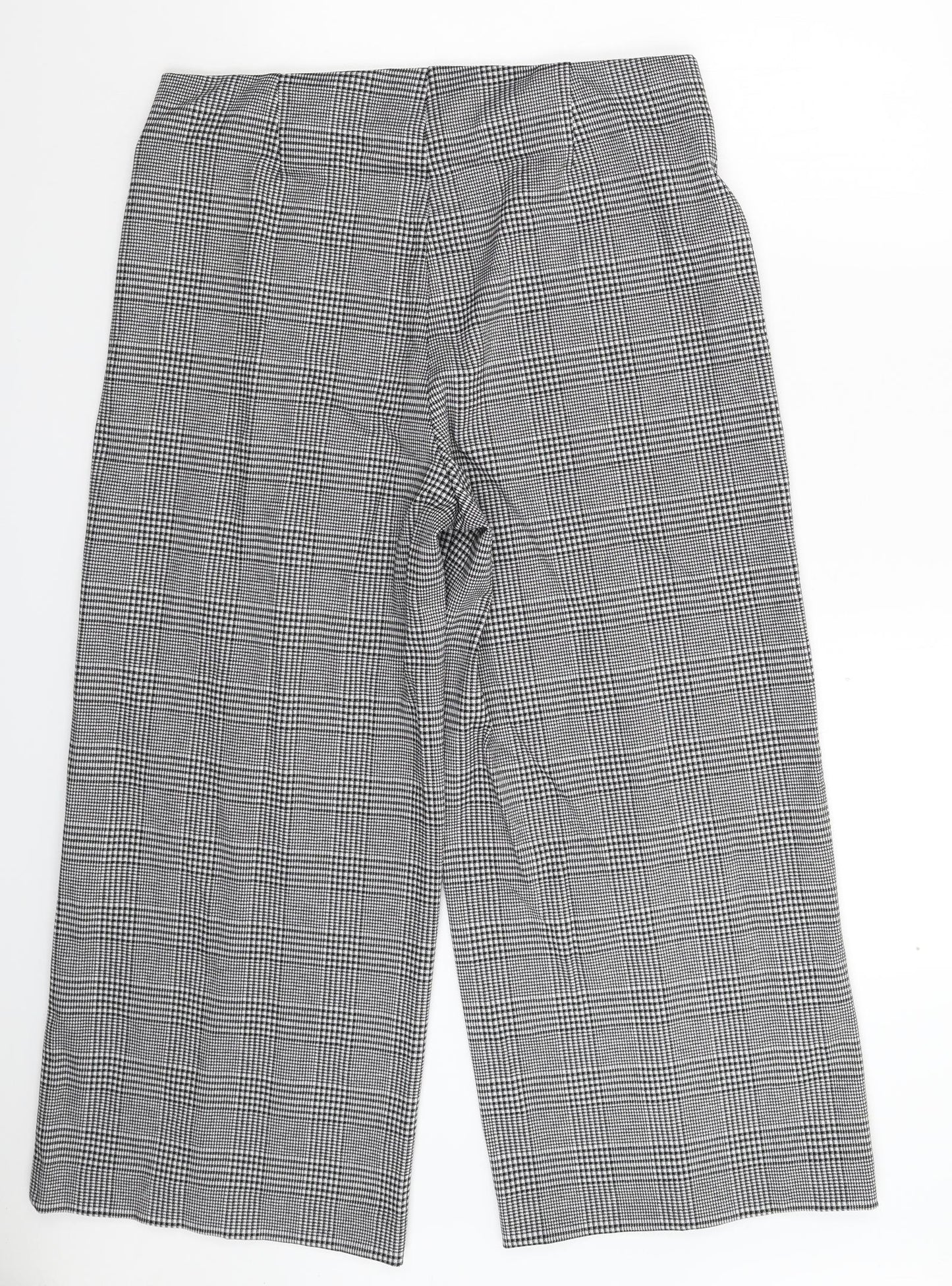 Marks and Spencer Womens Multicoloured Houndstooth  Trousers  Size 16 L27 in