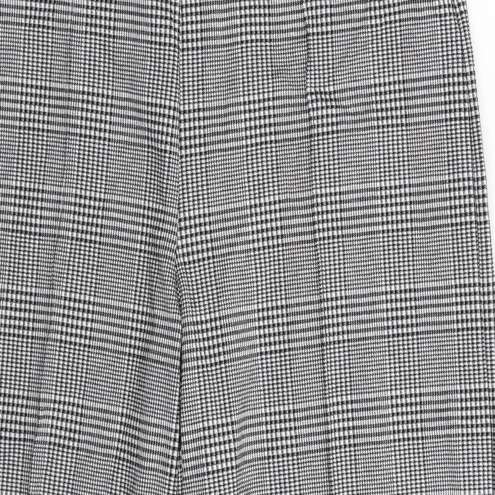Marks and Spencer Womens Multicoloured Houndstooth  Trousers  Size 16 L27 in