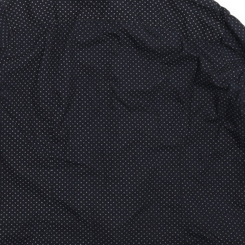 Outrage Mens Black    Button-Up Size L