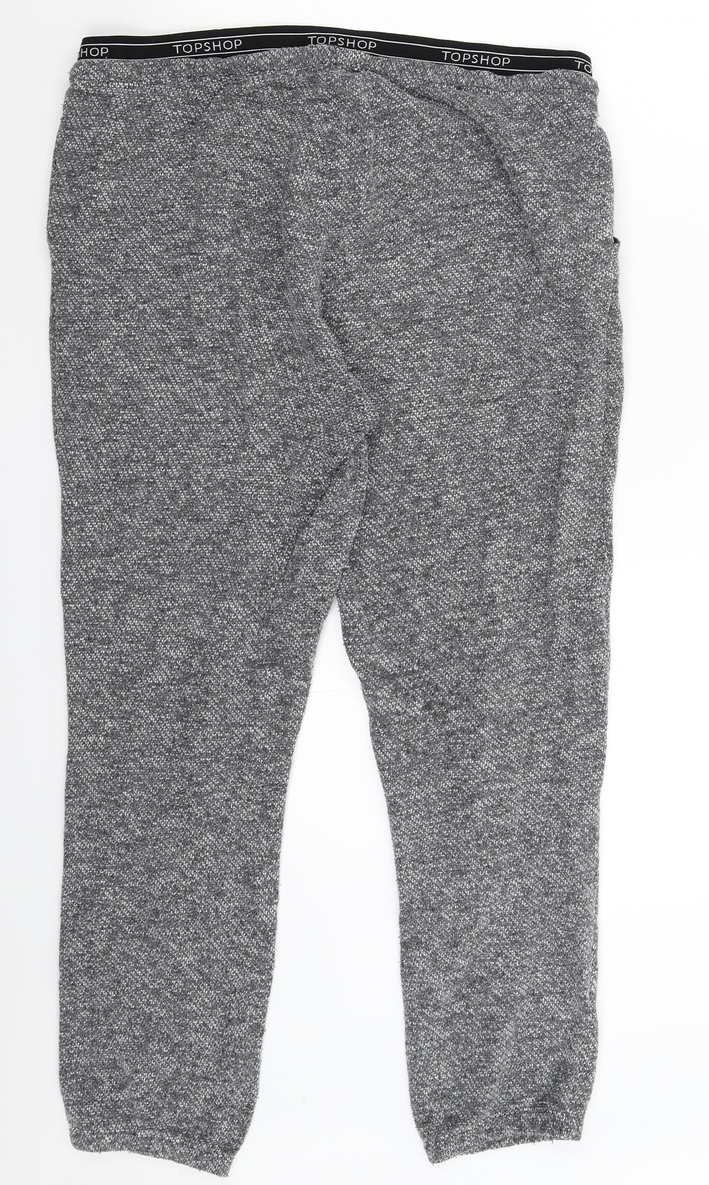 Topshop Womens Grey   Trousers  Size 16 L28 in
