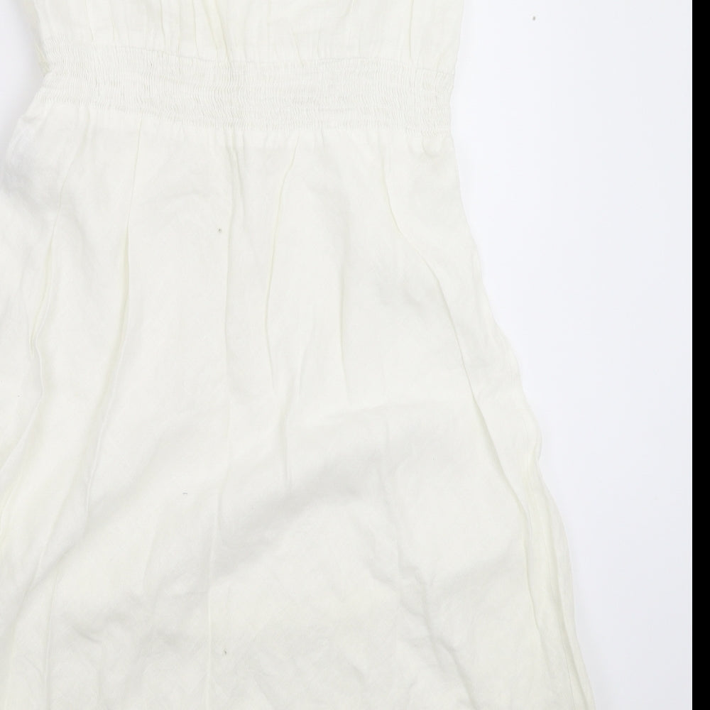 Marks and Spencer Womens White   Fit & Flare  Size L